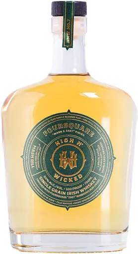 High N' Wicked Foursquare Single Grain Irish Whiskey 750Ml 1