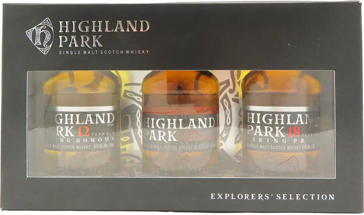 Highland Park Single Malt Whisky Explorers Selection 3X50ml 1