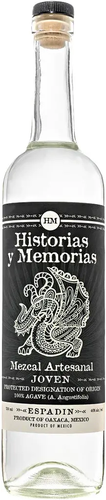 Historias Y Memorias Espadin Joven Mezcal 750Ml 1