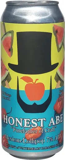 Honest Abe Lollipop Watermelon Habanero Cider 16Oz Can 1