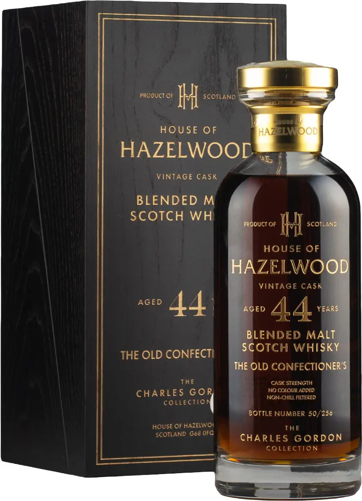 House Of Hazelwood Charles Gordon Collection The Old Confectioner's 44 Year Blended Cask Strength Whisky 700Ml 1