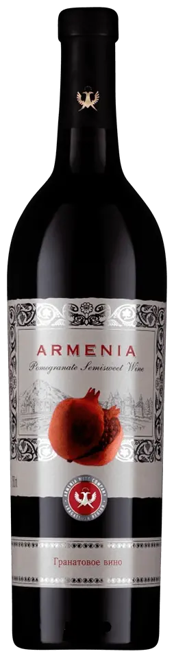 Armenia Pomegranate Semi Sweet Red Wine 750Ml 1