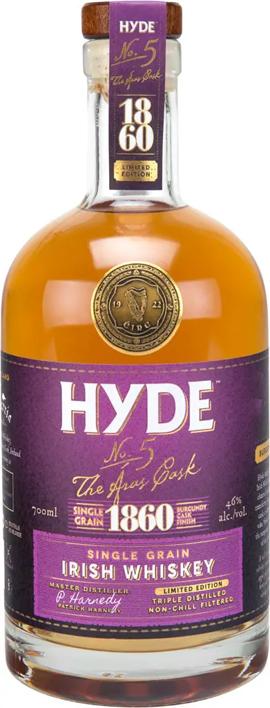 Hyde No.5 Irish Whiskey Burgundy Cask 750Ml 1
