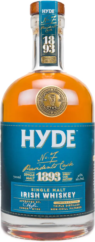 Hyde No.7 President's Cask Irish Whiskey 750Ml 1