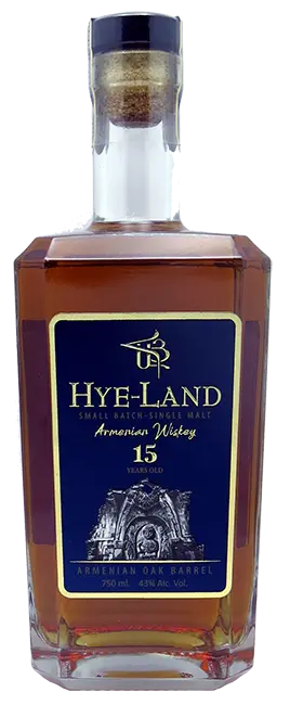 Hye-Land Armenian Small Batch Single Malt Whiskey 15 Year Old 750Ml 1