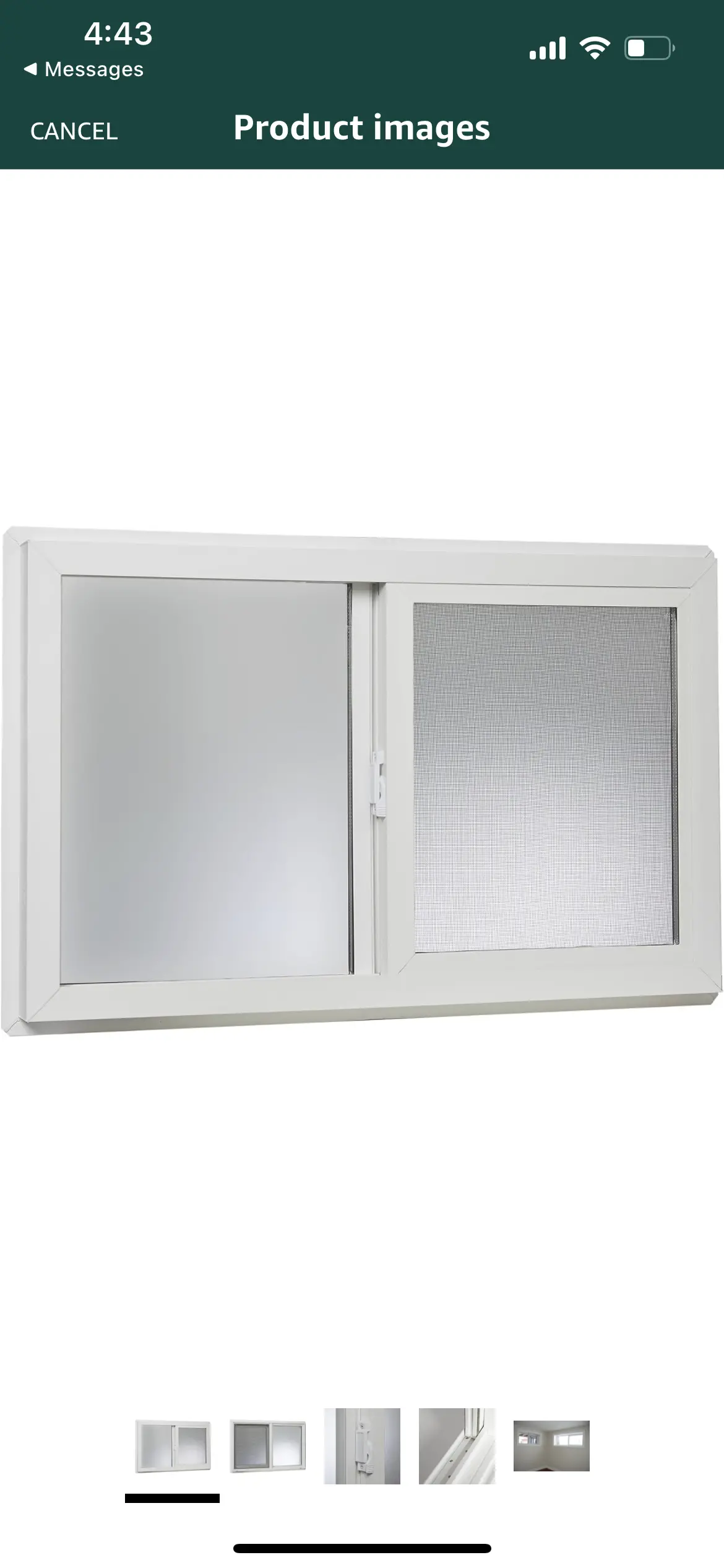 Park Ridge Products Vbsi3220pr Vinyl Basement Slider Window, 32" X 20", White 1