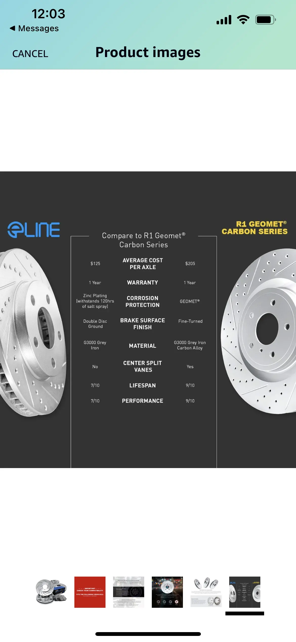 R1 Concepts Front Rear Brakes And Rotors Kit |Front Rear Brake Pads| Brake Rotors And Pads| Semi Metallic Brake Pads And Rotors - Cec.35133.03 1