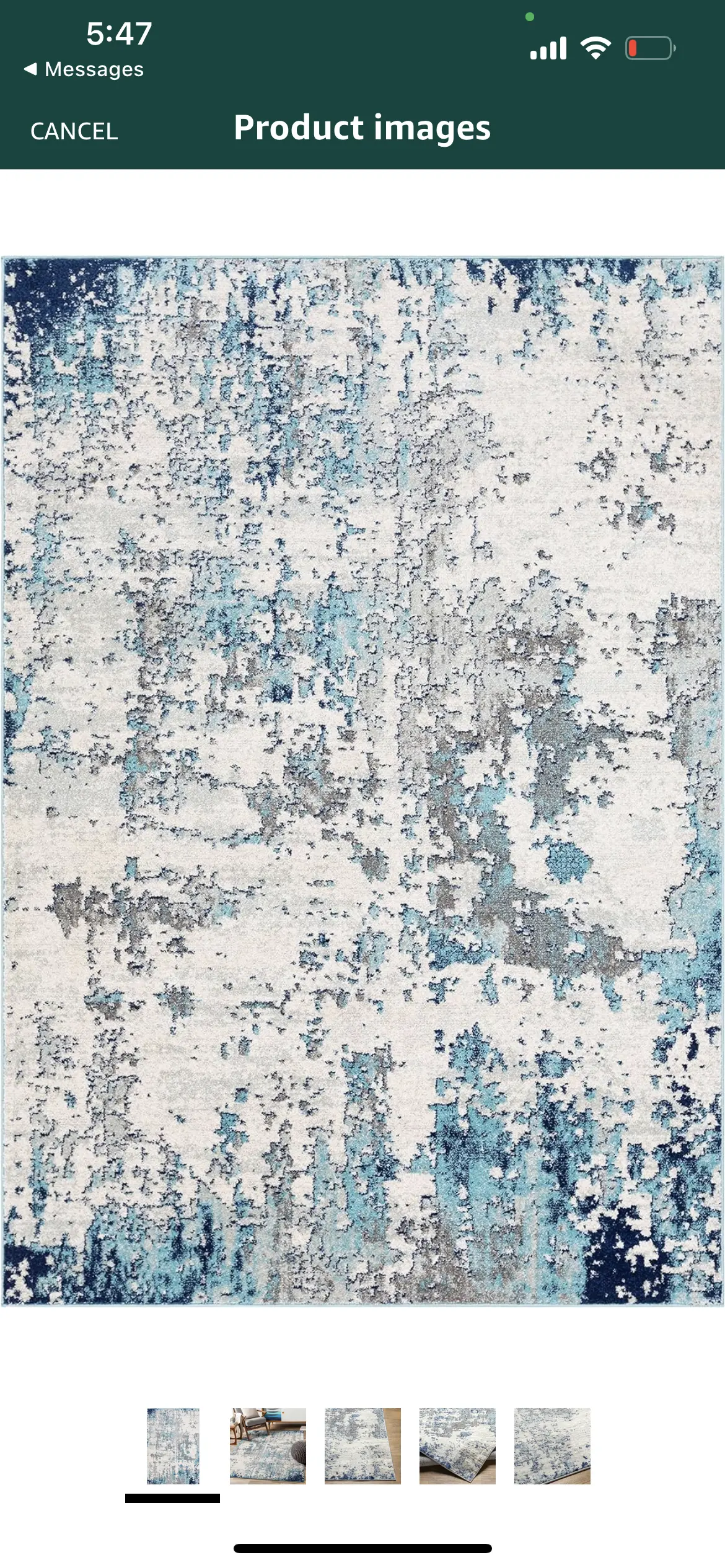 Modern Abstract Area Rug 1