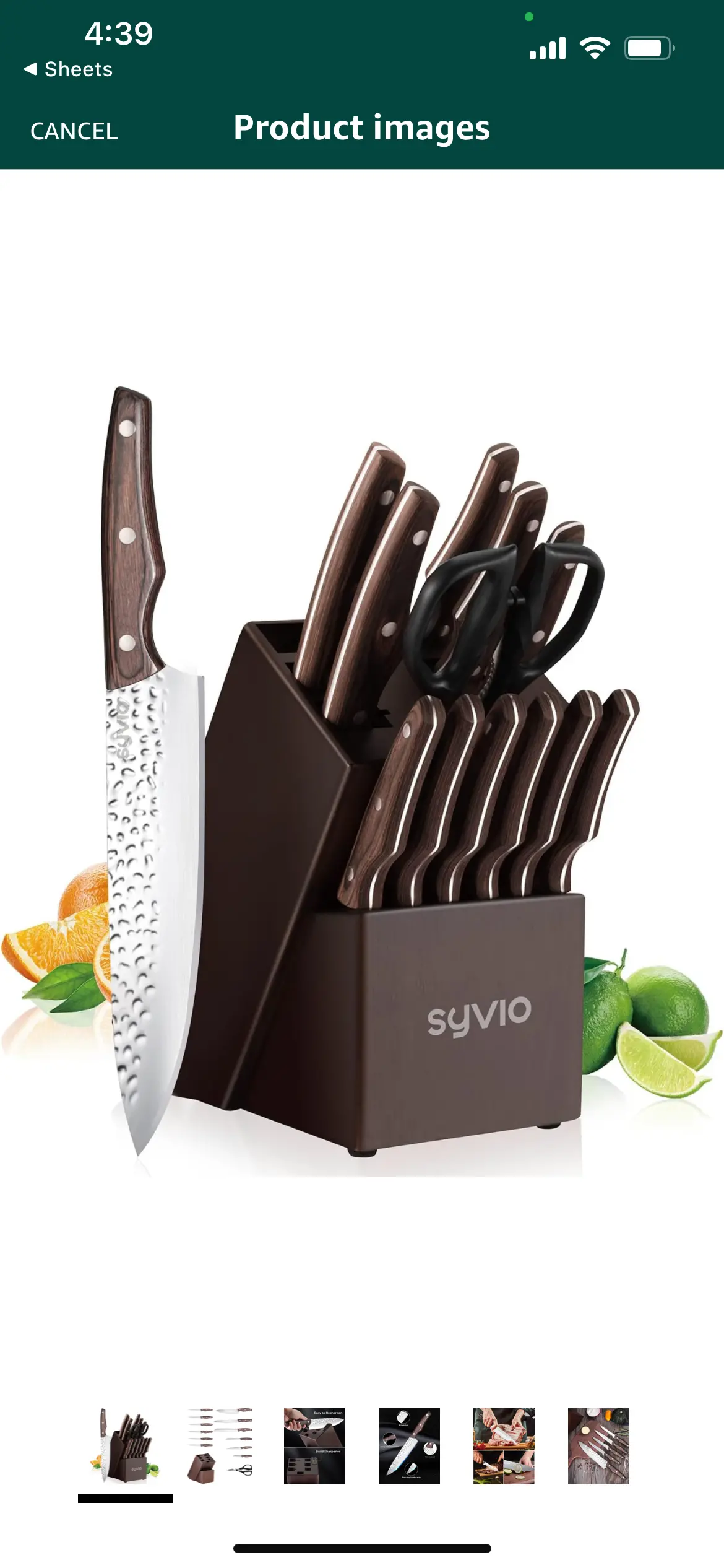 Syvio Kitchen Knife Set 1
