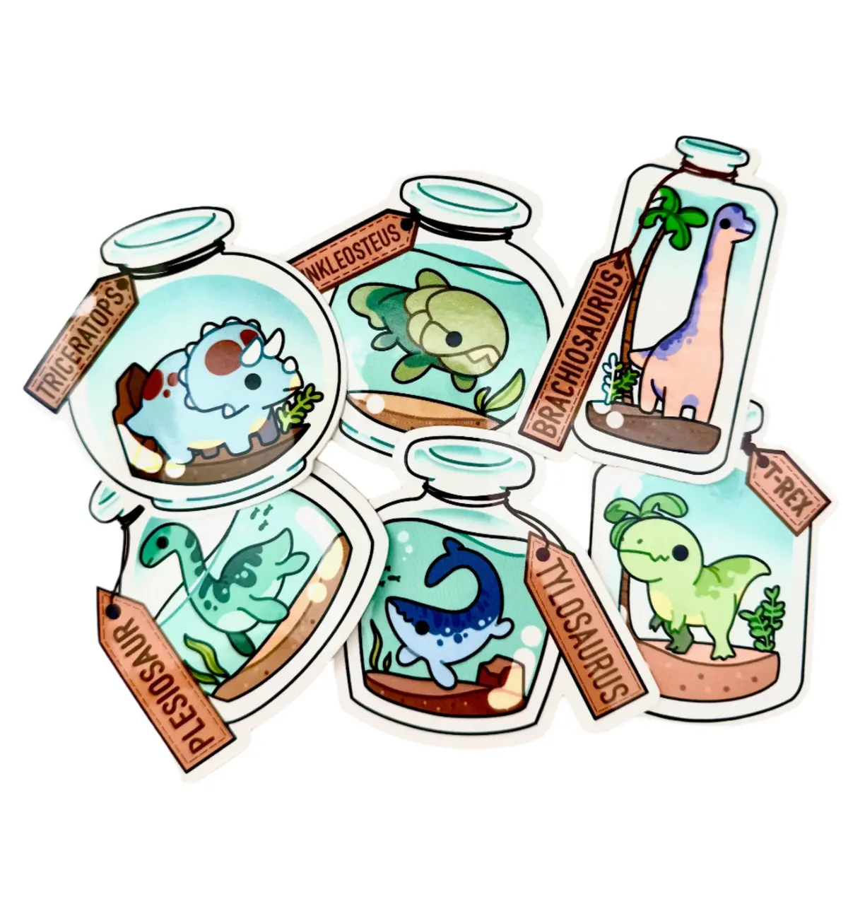 Dinosaurs In A Jar Stickers 1