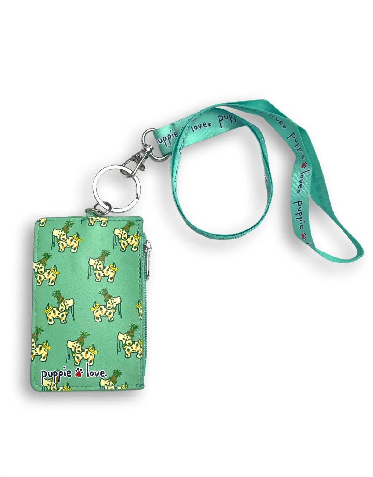 Pineapple Pup Zip Id Lanyard 1