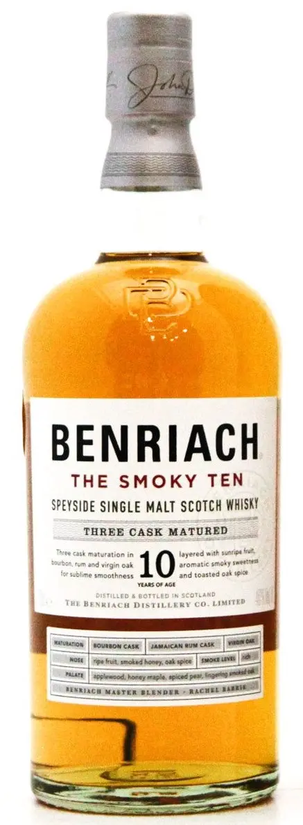 Benriach The Smoky 10 Year Old Single Malt Whisky 750Ml 1