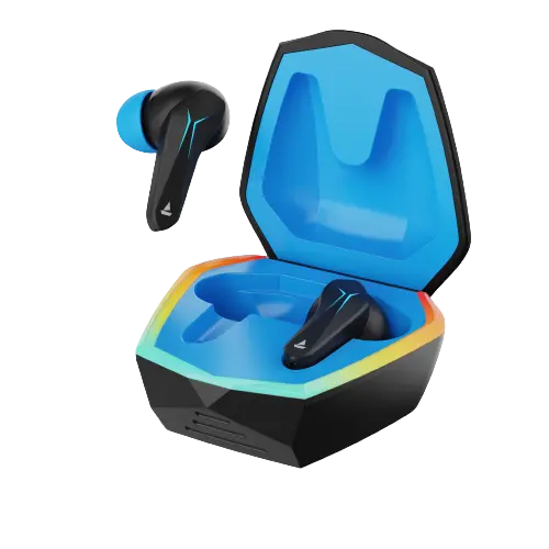 Boat Immortal 128 | Gaming Earbuds With Super Low Latency, Rgb Lights, Beast™️ Mode, 40 Hours Playback, Enx™ Technology 1