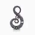Art Glass Sculpture - Clef 1