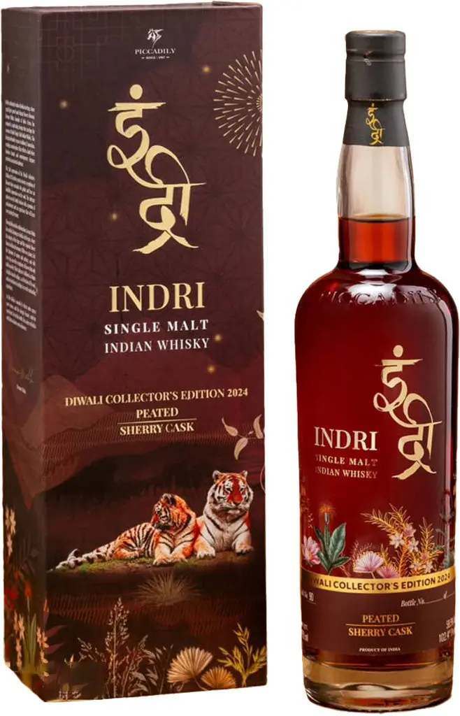 Indri Diwali Collector's Edition 2024 Indian Whisky 750Ml 1