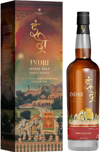 Indri Diwali Collector's Edition 2025 Indian Whisky 750Ml 1