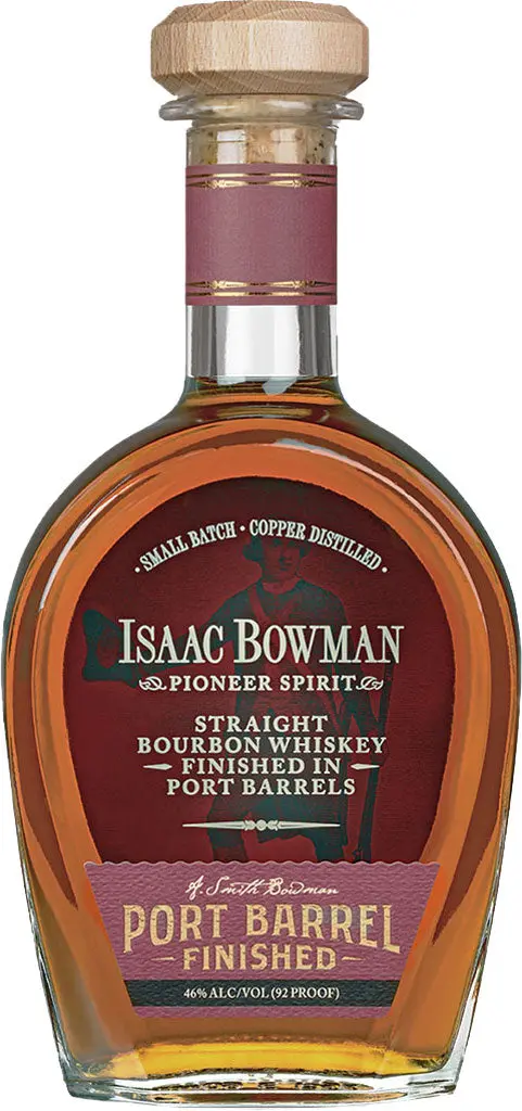 Isaac Bowman Port Barrel Finished Bourbon 750Ml 1
