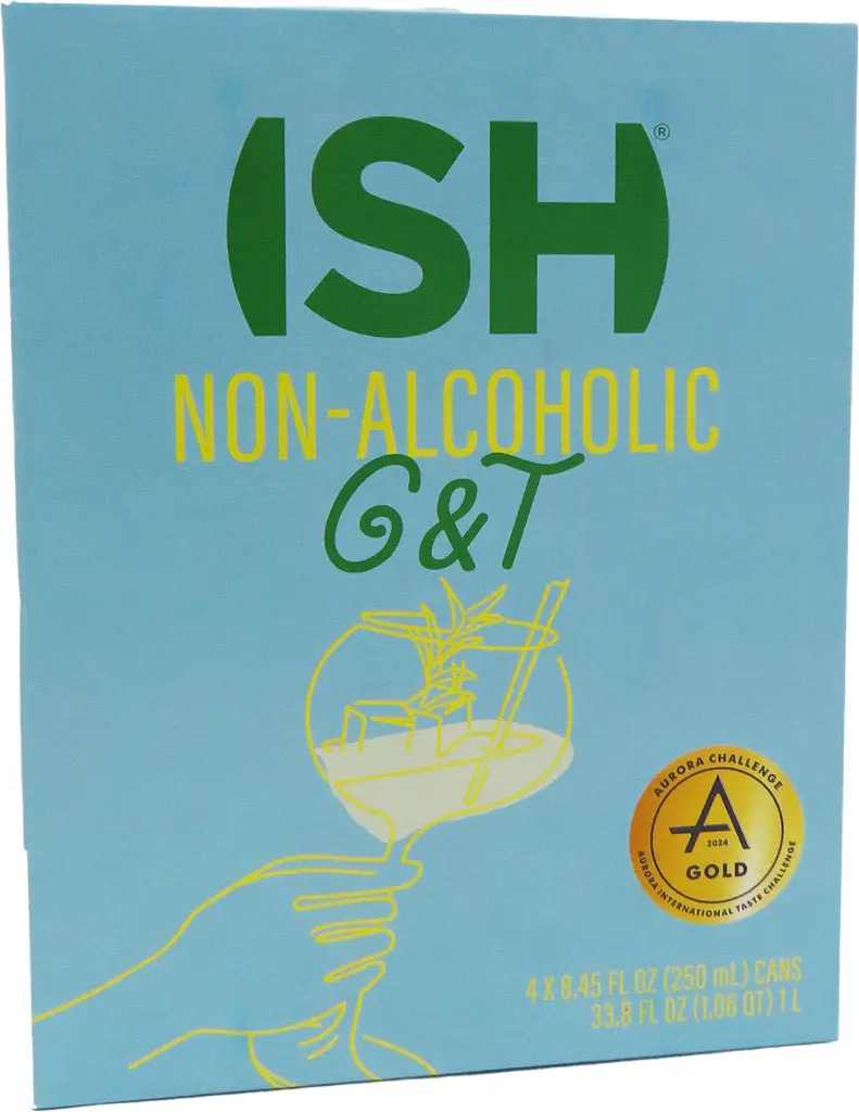 Ish Non-Alcoholic G&T 4Pk 1