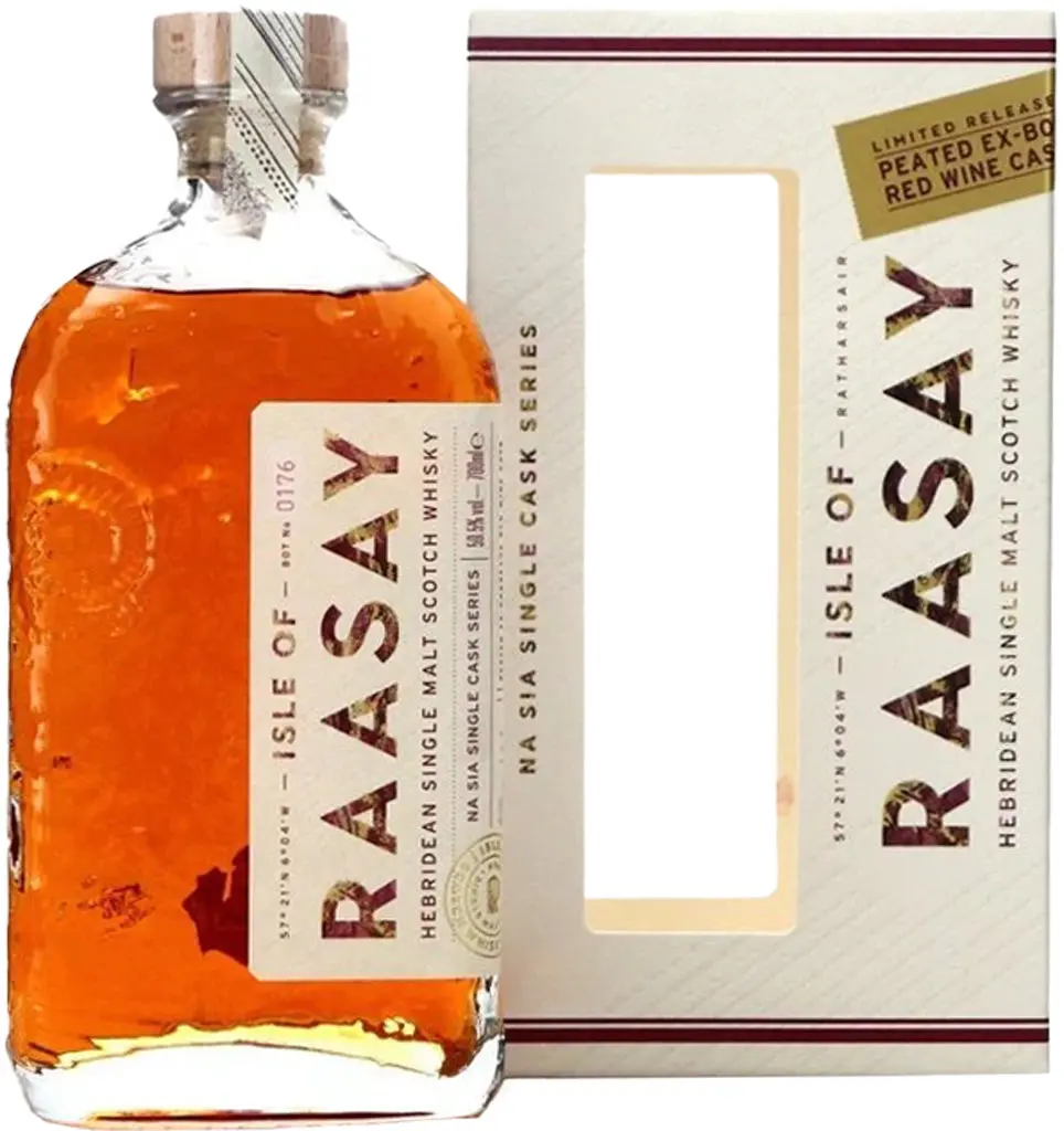 Isle Of Raasay Peated Ex-Bordeaux Red Wine Single Cask Single Malt Whisky 700Ml 1