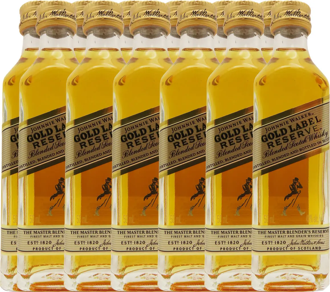 Johnnie Walker Gold Label Reserve Blended Scotch Whisky 50Ml 12Pk 1