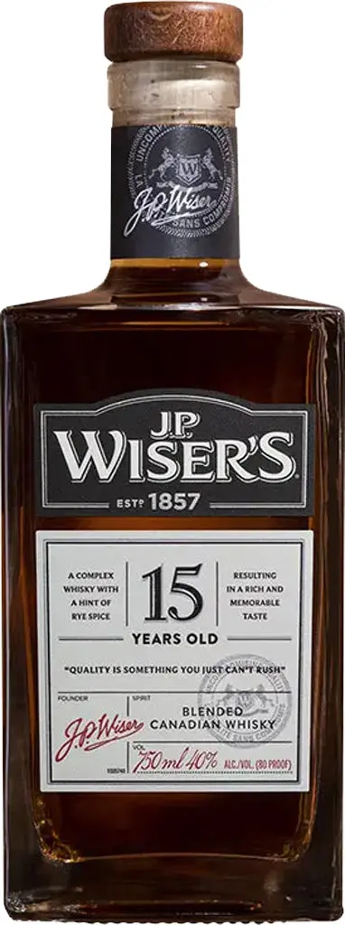 Jp Wiser's Canadian Blended Whisky 15 Year Old 750Ml 1