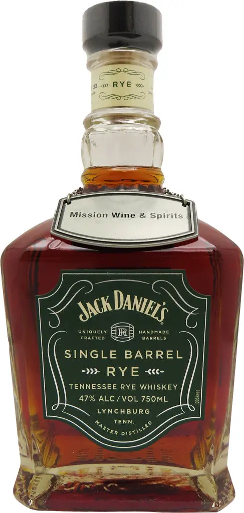 Jack Daniel's "Mission Exclusive" Single Barrel Rye 94 Proof 750Ml 1