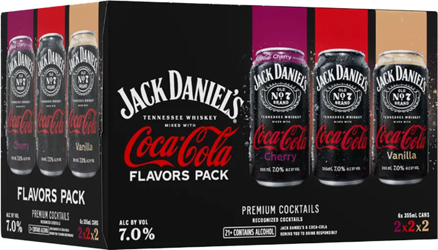 Jack Daniel's & Coke Variety 6Pk Cans 1