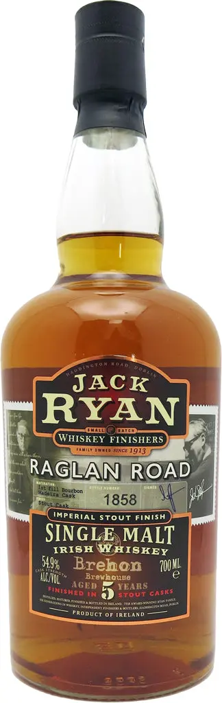 Jack Ryan Raglan Road Single Malt Irish Whiskey 5 Year Old 700Ml 1