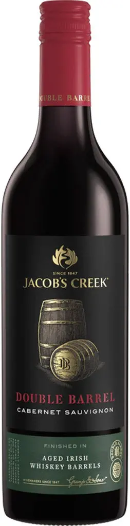 Jacob's Creek Double Barrel Cabernet Sauvignon 750Ml 
Aged In Irish Whiskey Barrels 1