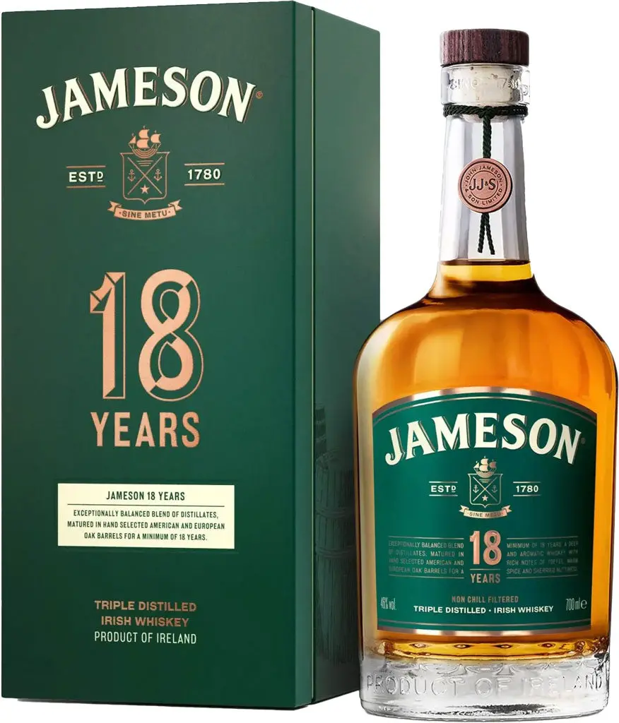 Jameson Irish Whiskey 18 Year Old 750Ml 1