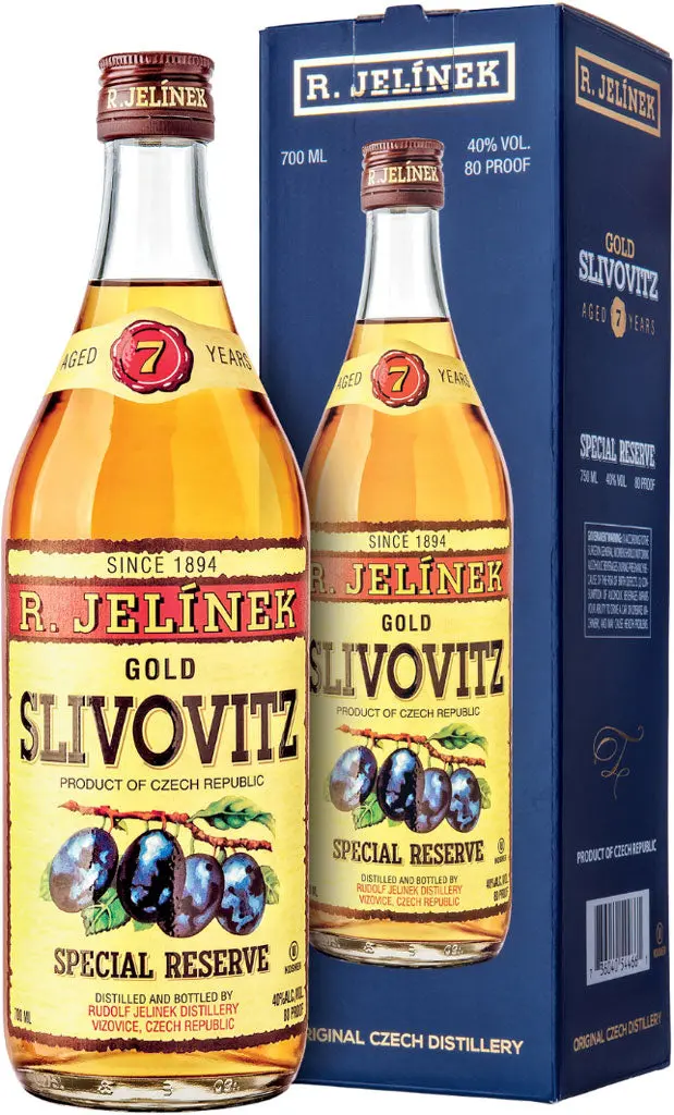 Jelinek Slivovitz Gold Plum Brandy 7 Year Old 700Ml 1