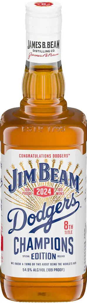 Jim Beam Dodgers Champions Edition Kentucky Bourbon 750Ml 1