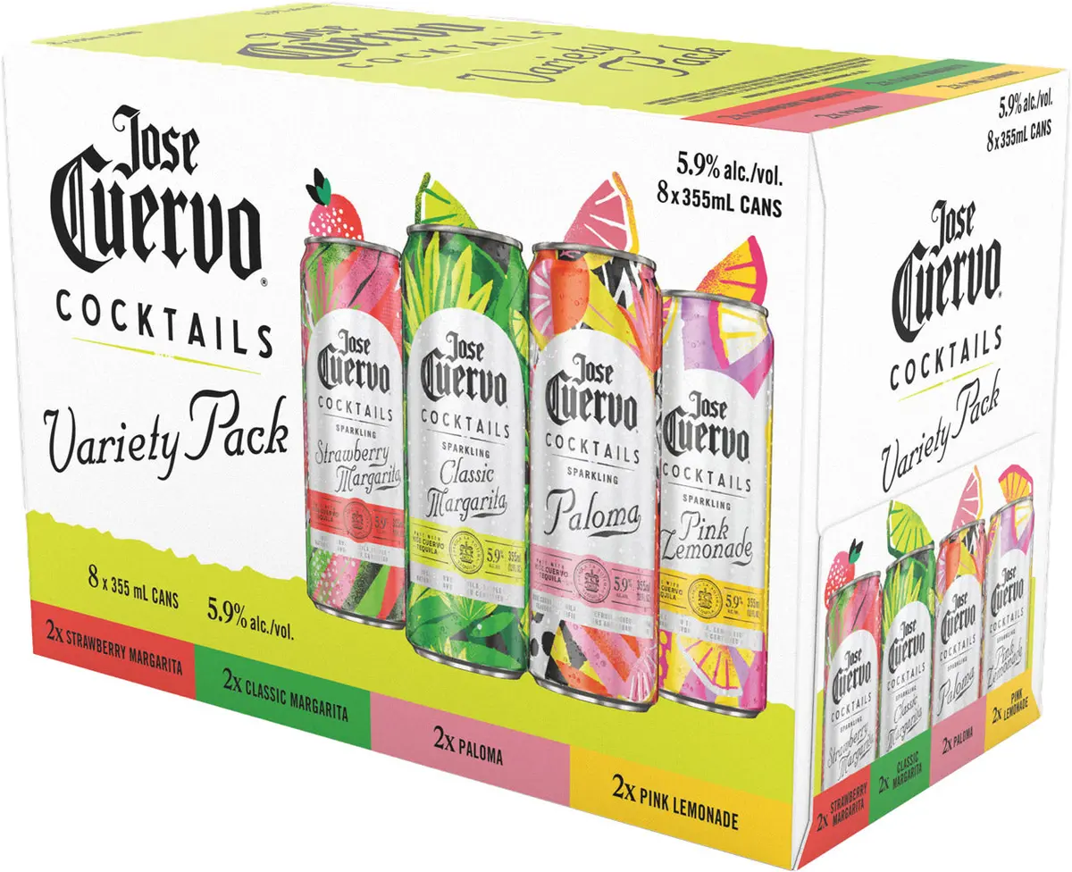 Jose Cuervo Sparkling Margarita Variety 8Pk 1