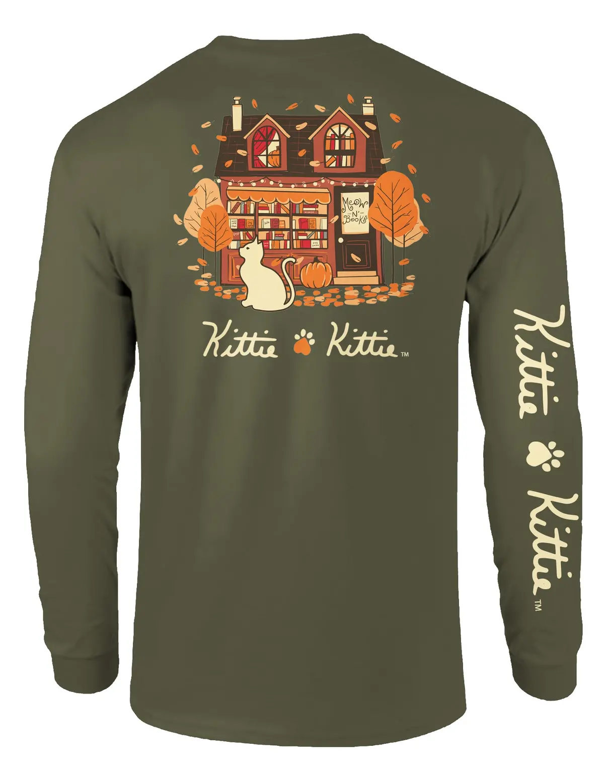 Bookstore Kittie, Adult Ls 1