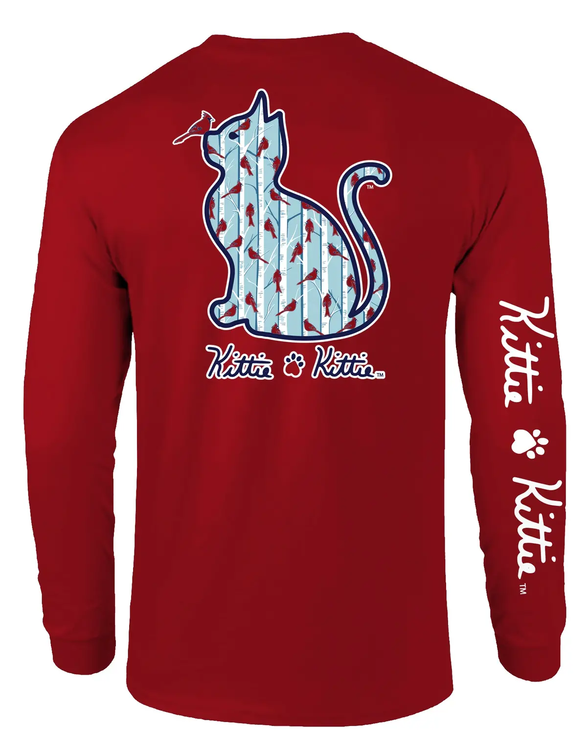 Cardinal Pattern Kittie, Adult Ls 1