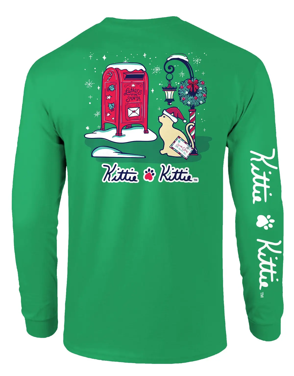 Letters To Santa Kittie, Adult Ls 1