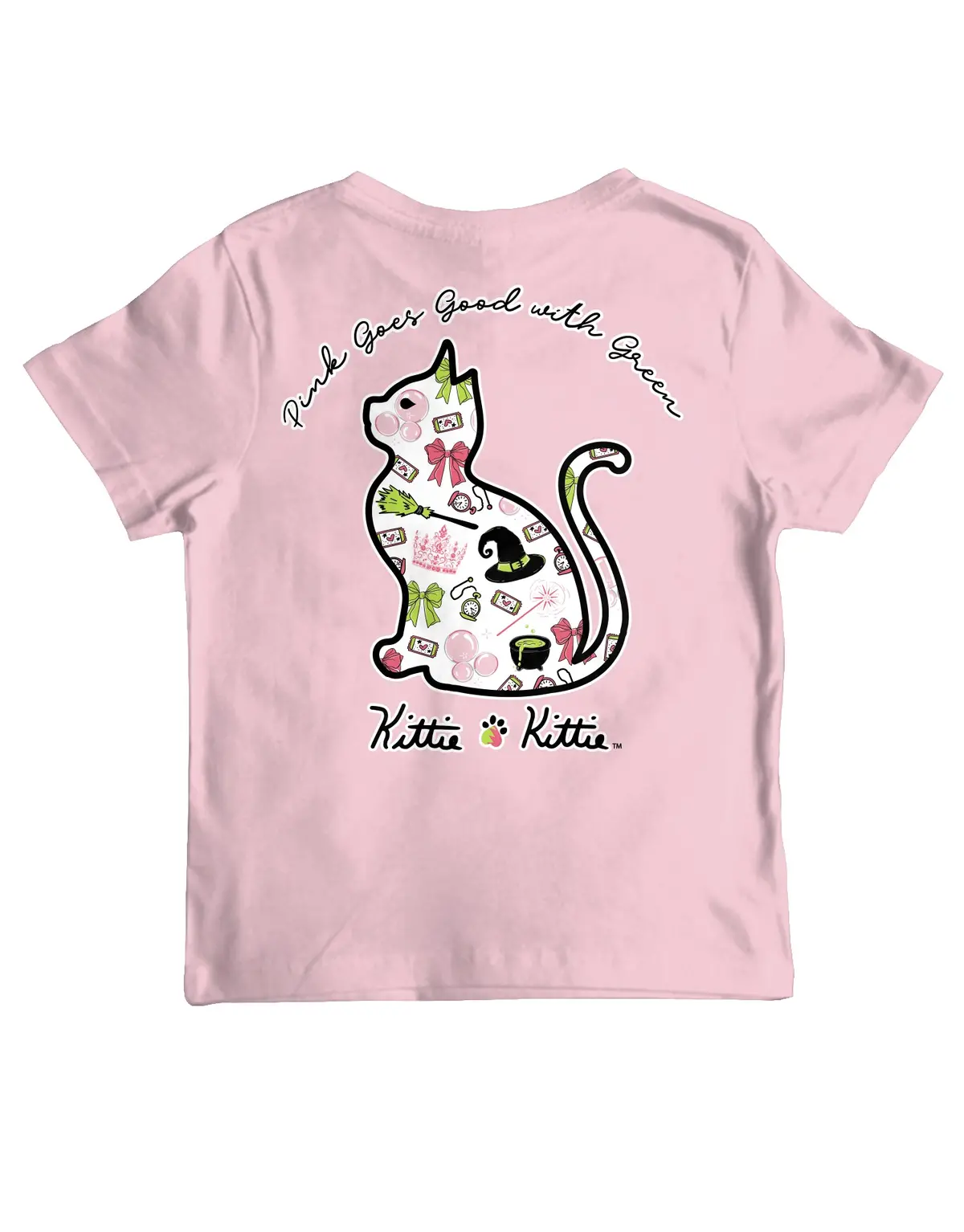 Pink And Green Kittie, Youth Ss 1