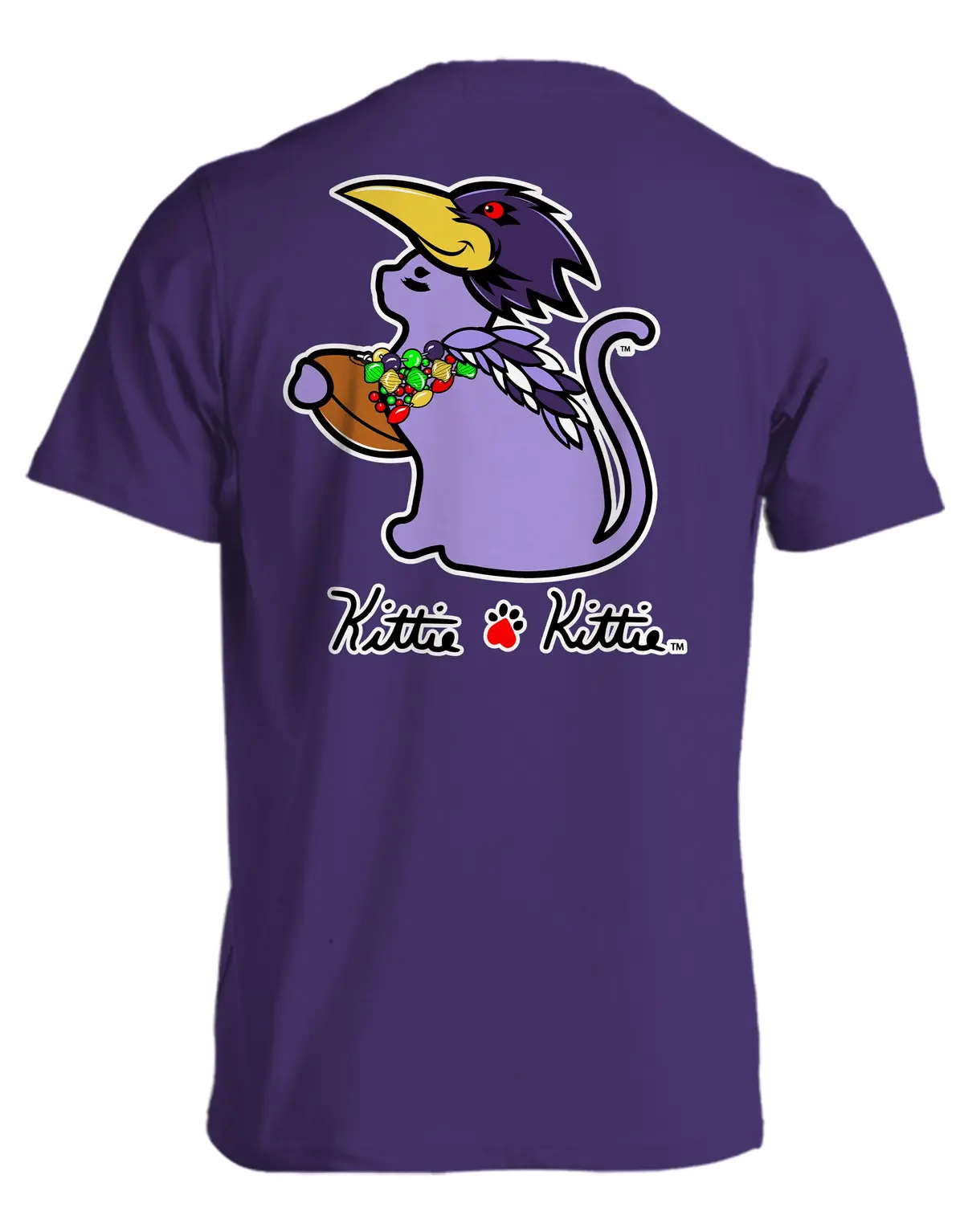Purple Mascot Kittie 1