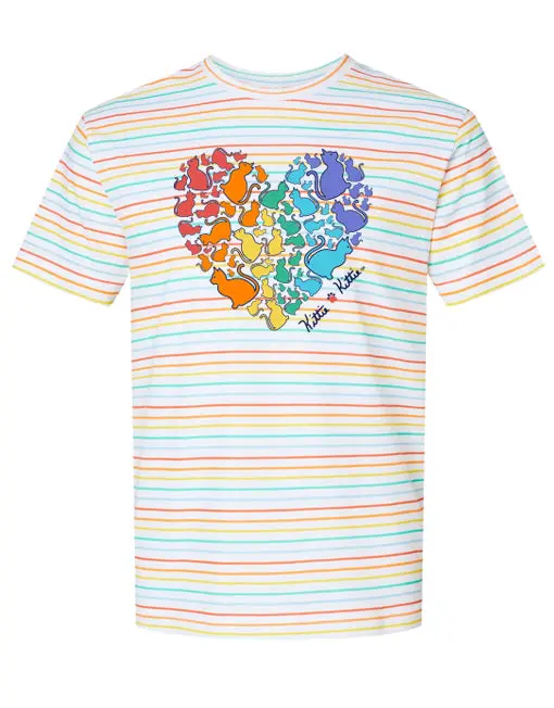 Rainbow Kittie Heart 1