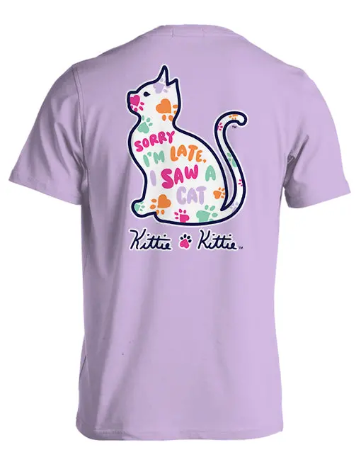 Sorry I'm Late Pattern Kittie 1