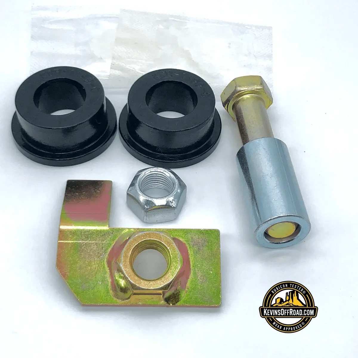 Kor-1169-Kit Super-Hard Shore Durometer Track Bar Bushings Plus Upgraded Track Bar Hardware 1