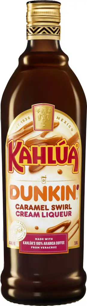 Kahlua Dunkin' Caramel Swirl Liqueur 750Ml 1