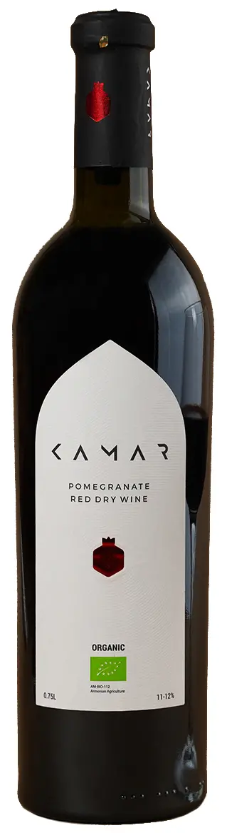 Kamar Organic Pomegranate Dry Red Wine 750Ml 1