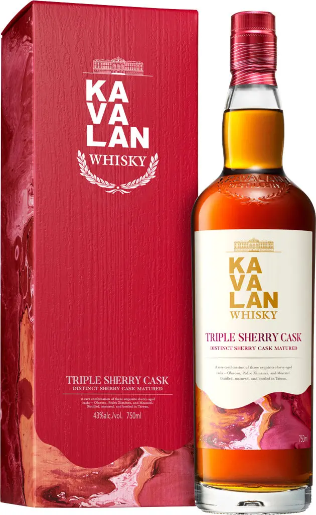 Kavalan Triple Sherry Cask Matured Single Malt Whisky 750Ml 1