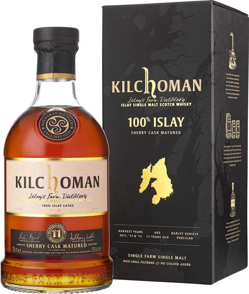 Kilchoman 100% Islay Sherry Cask Matured 11 Year Old 700Ml 1