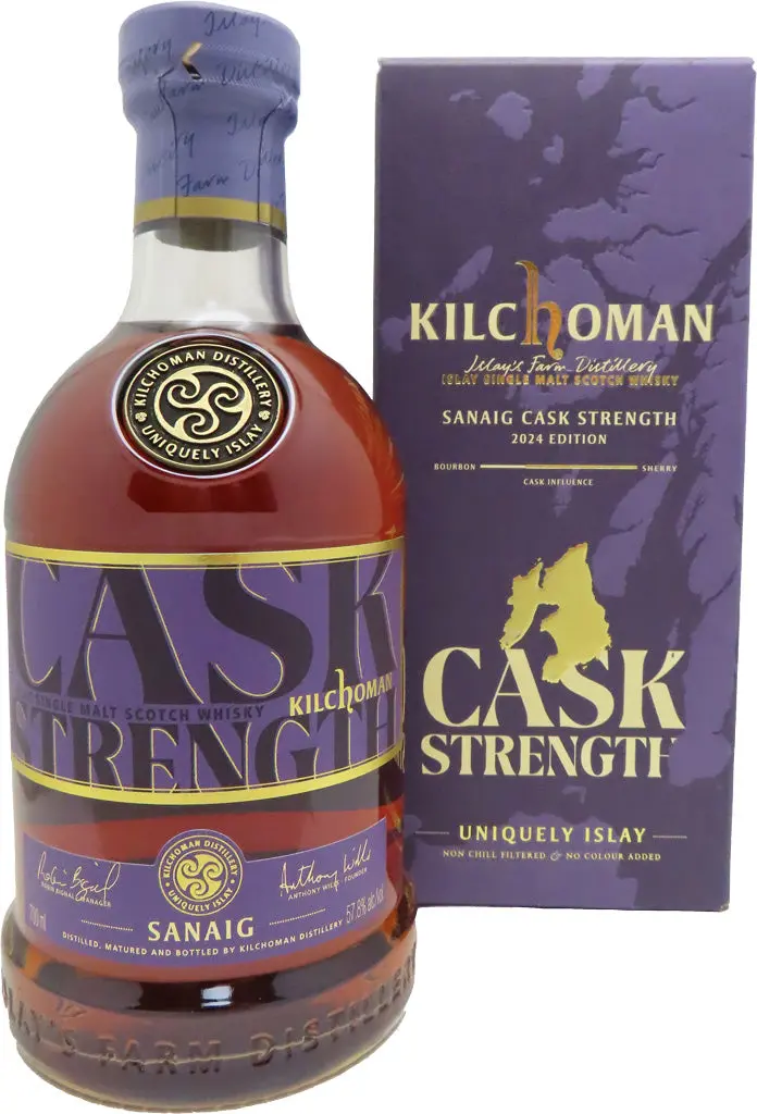 Kilchoman Sanaig Cask Strength Single Malt 700Ml 1