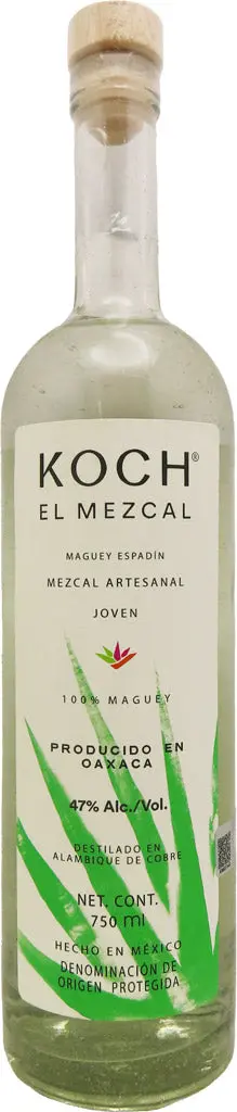 Koch El Artesanal Espadin Mezcal 750Ml 1