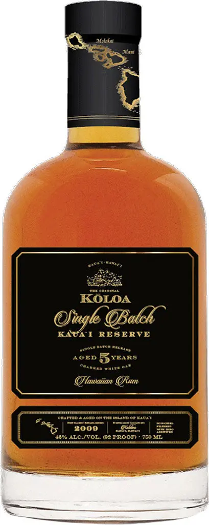 Koloa Kaua'i Reserve Single Batch Rum 5 Year Old 750Ml 1