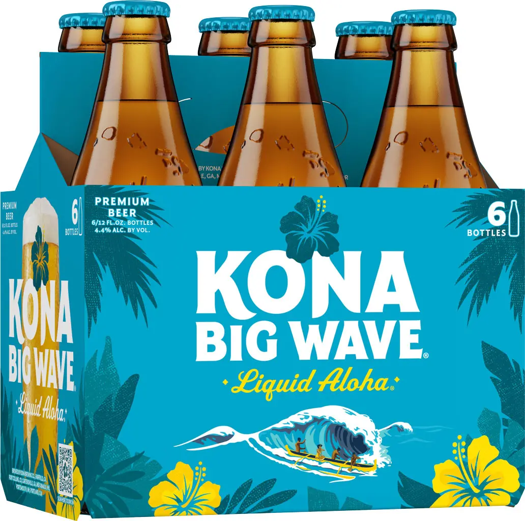 Kona Big Wave Golden Ale 6Pk Btls 1