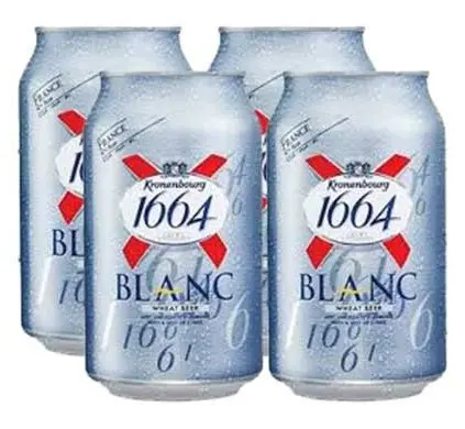 Kronenbourg 1664 Blanc 16.9Oz 4Pk Cans 1